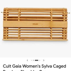 Sylva cult gaia bamboo ark bag in natural tan Sylva Bag